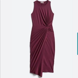 Abigail Brushed Knit MIDI Dress